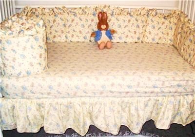 Yellow Peter Rabbit Baby Nursery Crib Bedding Set + Toy  