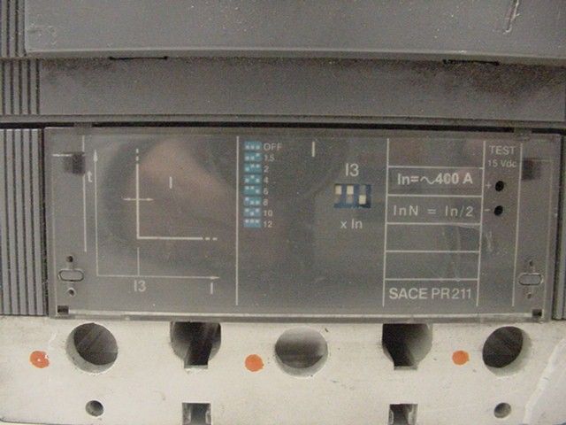 ABB S5H Circuit Breaker Sace S5 3Pole 400Amp 600VAC  