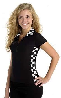 Checkered Flag Racing Shirt   Sports Bars Restaurants  