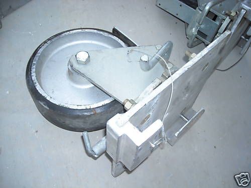 Heavy Duty Rubber Wheel Industrial Casters, Used  