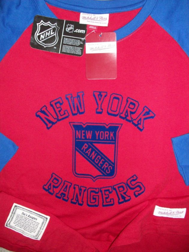 NY RANGERS Mitchell & Ness My NHL SHIRT 2XL NWT  