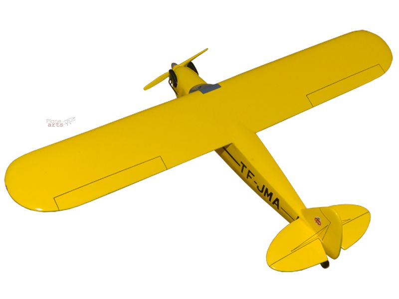 Piper Cub J 3 Wood Desktop Airplane Model  