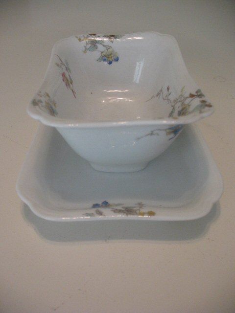 beautiful antique haviland limoges gravy boat underplate h co over 