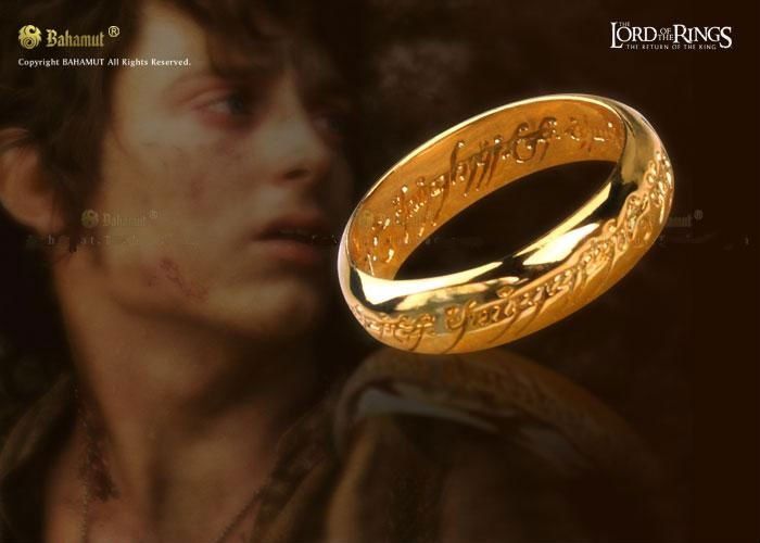 Lord of The Rings Ring/Pendant/Necklace   Gold Plated  