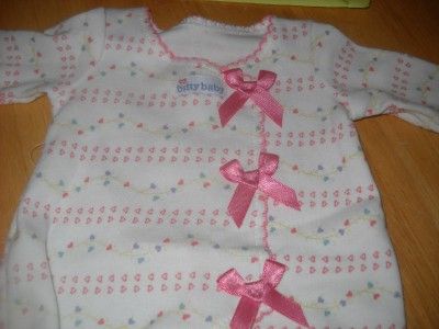Bitty Baby Sleeper Hearts Bows New Book Bag Valentines Day Cute  