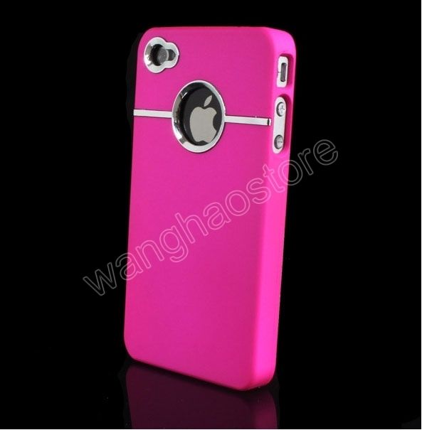   DELUXE Luxury Hard Cover Case Skin CHROME FOR Apple iPhone 4 4G AT&T