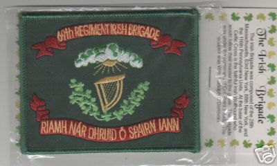 NEW 69TH REGIMENT IRISH BRIGADE PATCH  