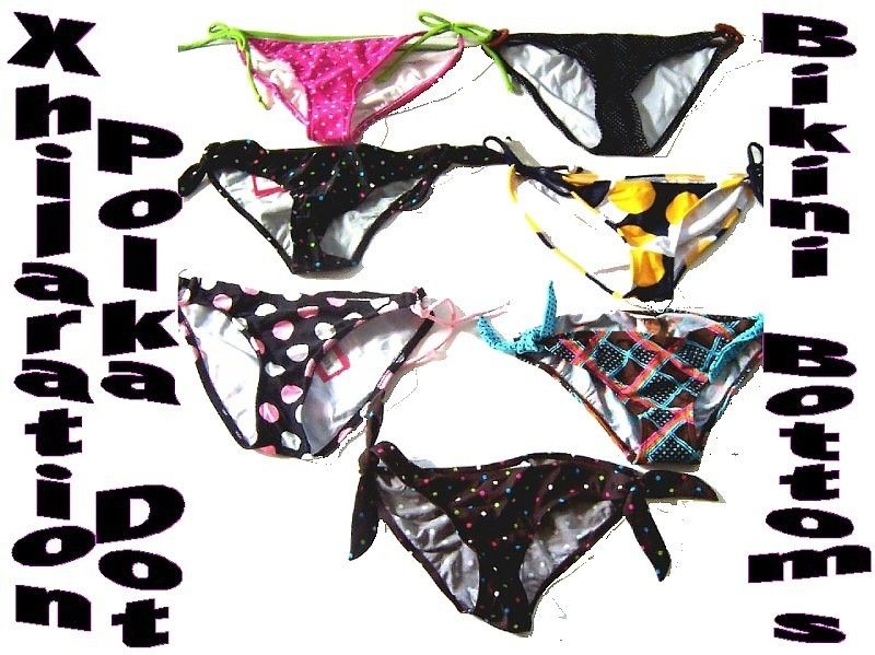 Xhilaration Polka Dot Bikini Bottoms Sizes S XL  