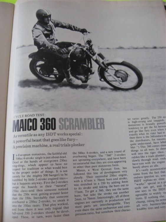 Cycle 1967 Magazine,Norton Metisse,Maico 360,Atlas 1100  
