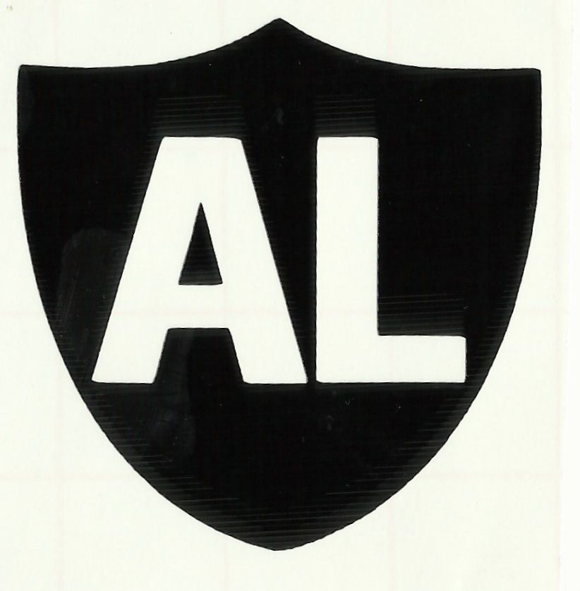 Oakland Raiders Owner Al Davis Shield Vinyl Decal/Sticker  