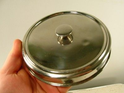   Container Stainless Steel KITCHEN CANISTER SET Retro Knobs  